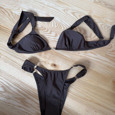Bikini marron fonce