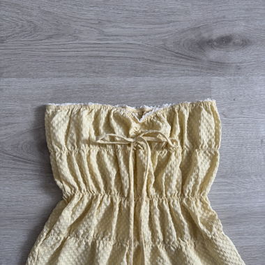Yellow Summer Tube Top 