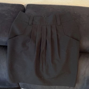 Gonna nera stile tailleur