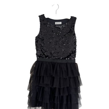 Schwarzes Paillettenkleid