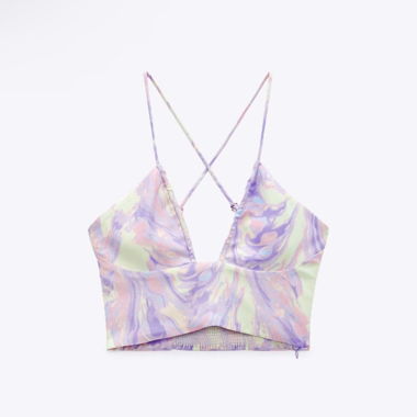 Zara Satin Top