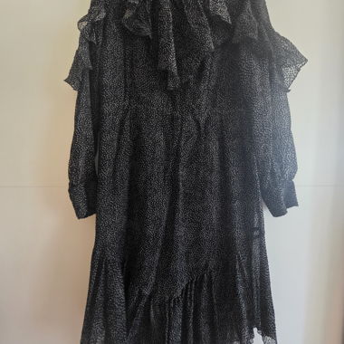 Antik Batik Kleid schwarz