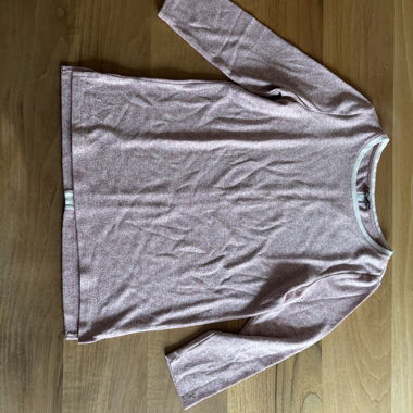 T-shirt a maniche lunghe rosa