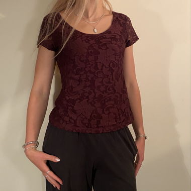 T-shirt en dentelle Anna Field