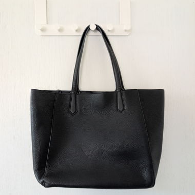 Pieces schwarzer Shopper