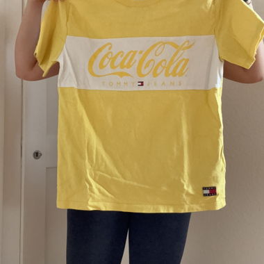 Tommy Jeans x Coca-Cola yellow T‑shirt size S