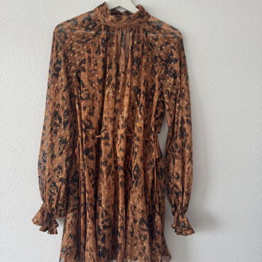 Miniabito con stampa animalier