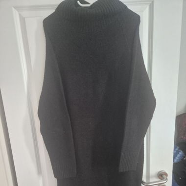 Strickkleid mit Rollkragen Gr 42