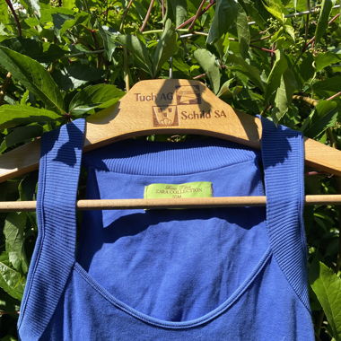 Zara Basic Top, M, Electric Blue