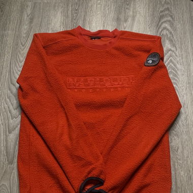 Napapijri Fleecewear Teddy Sweater Pullover Orange