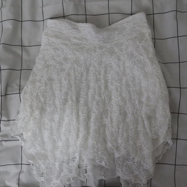 Clockhouse White Mesh Skirt