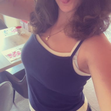 Canotta bicolore blu navy