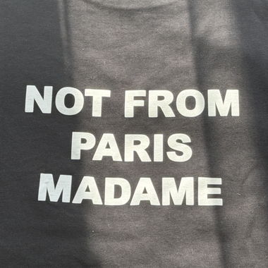 T-shirt noir imprimé - Drôle de Monsieur 