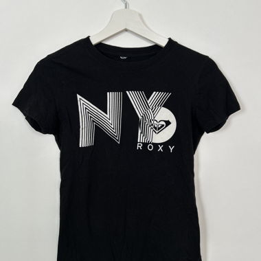 Roxy Black Graphic NY T-Shirt