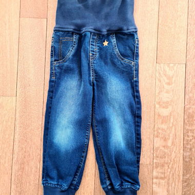 tausendkind kids' jeans with cuffs, 104