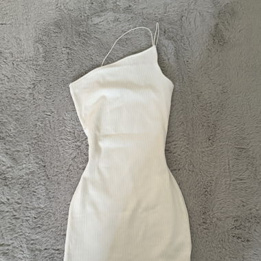 Mini one-shoulder Kleid