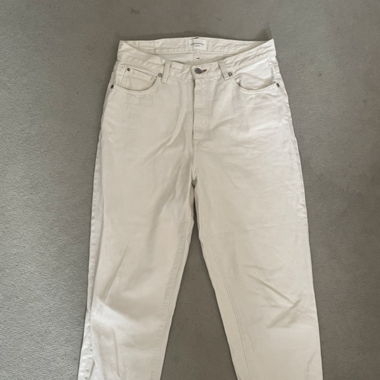 Mom Jeans MAIRAA weiß, Creme, Größe 29/32