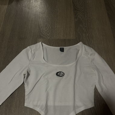 SHEIN Oberteil Weiss