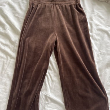 brown cozy pants