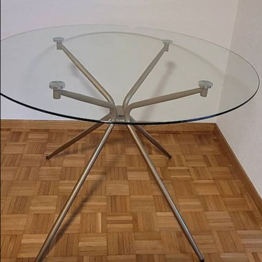Glastisch Rund