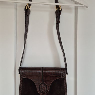 Umhängetasche braun aus schönem Leder