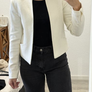 Giacca bianca leggera