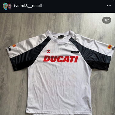 T-shirt supreme x Ducati