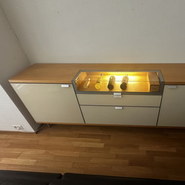 Display or bar storage cabinet 