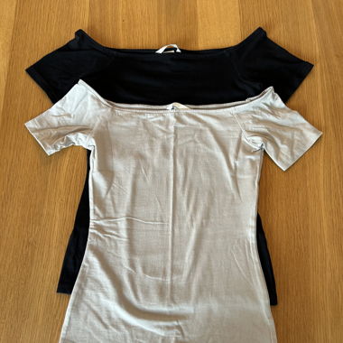 2 x H&M Basic T-Shirt Gr. XS