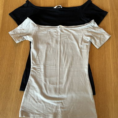 2 x H&M Basic T-Shirt Gr. XS