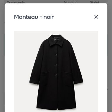 Manteau noir 
