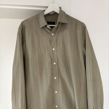 Chemise rayé kaki