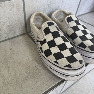 Vans Slip-On Checkerboard con plateau , Taglia EUR 43