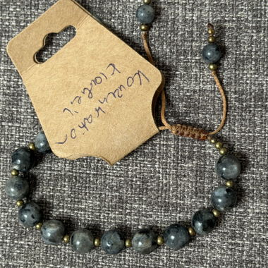 Labradorit-Perlenarmband