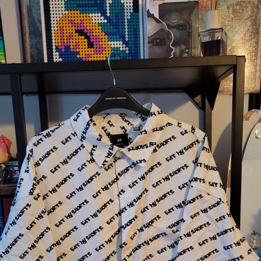 Chemise manche longue Simpson (H&M)