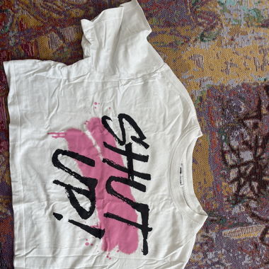 Shut up-Crop top