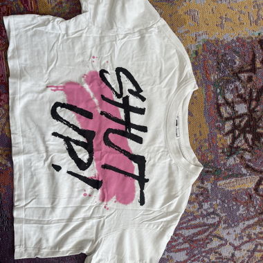 Shut up-Crop top