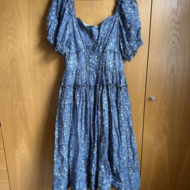 Floral BOHO LINENNAIVE Kleid (JULIA 35)