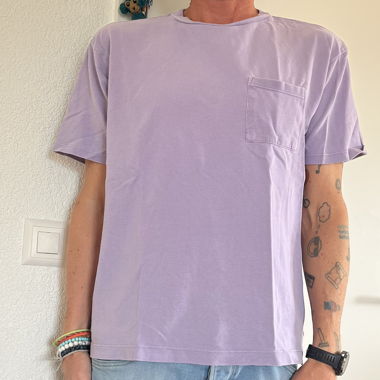 Scotch & Soda T-Shirt im "Polo-Stil" ohne Kragen