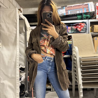 Vintage Brown corduroy overshirt jacket/blazer