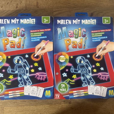 2 Magic Pad Zeichenbrett für Kinder 