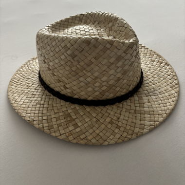 Chapeau en paille à large bord