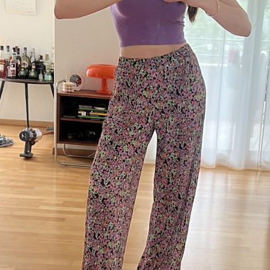 plisse trousers