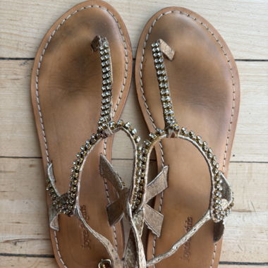 Sandales, Brillants T. 37/38