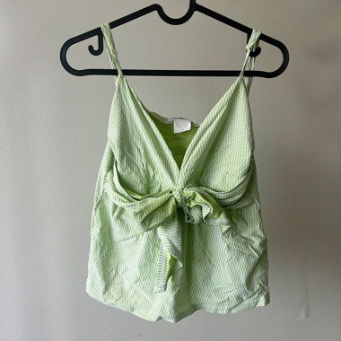 Cute green vintage summer top
