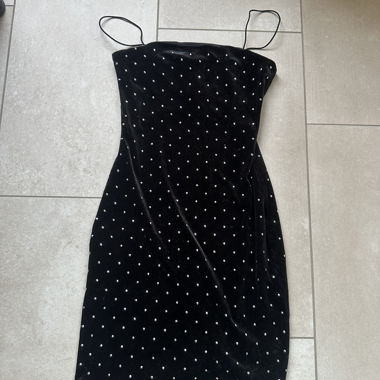 Glitzer Mini Kleid xs