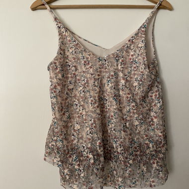 Lace Top with Floral Pattern