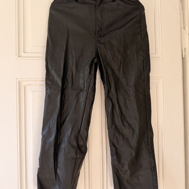 Black Leather Trousers