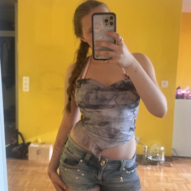 Sommer top blau 