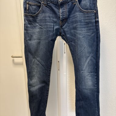 Pantaloni in jeans blu